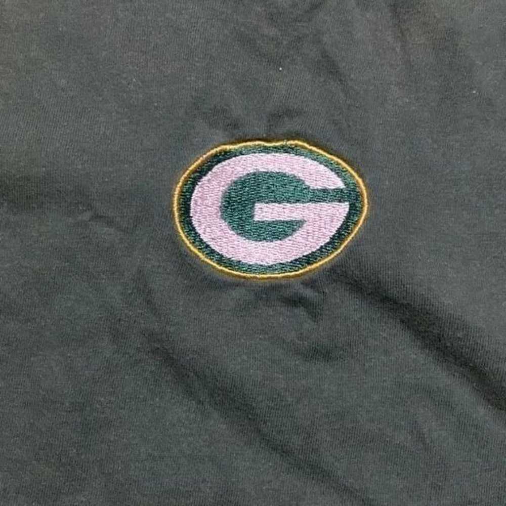 Vintage NFL Green Bay Packers Green & Yellow Long… - image 2