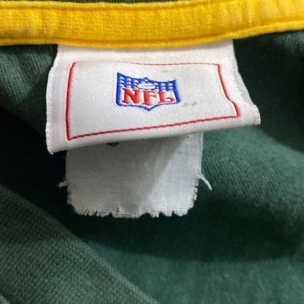 Vintage NFL Green Bay Packers Green & Yellow Long… - image 5