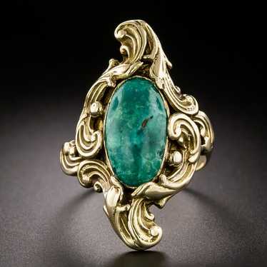 Art Nouveau/Arts & Crafts Variscite Ring