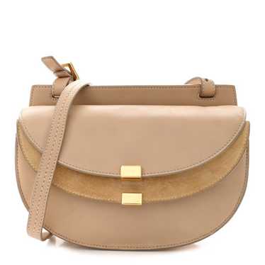 CHLOE Calfskin Mini Georgia Crossbody Bag Beige - image 1