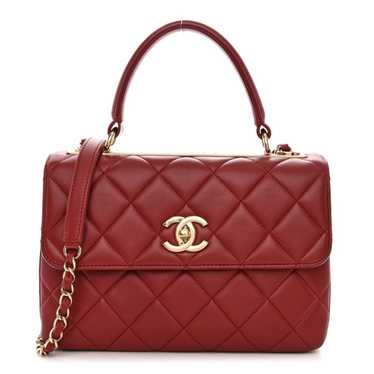 CHANEL Lambskin Quilted Small Trendy CC Flap Dual… - image 1