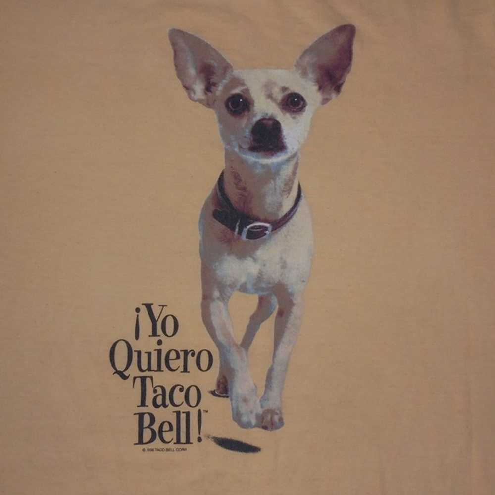 1998 Yo Quiero Taco Bell Chihuahua Dog Shirt Adul… - image 3