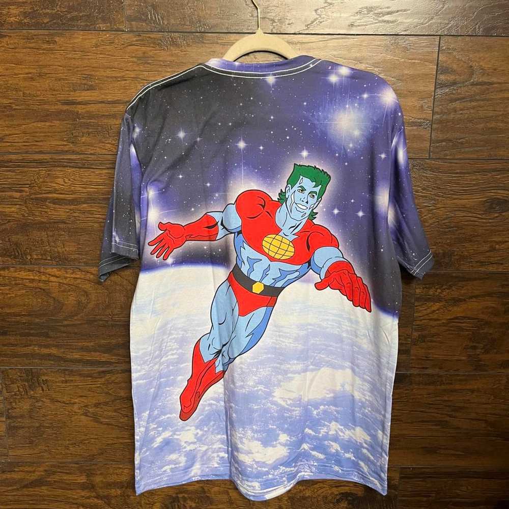 Rare/Vintage Captain Planet Super Hero T-shirt 2 … - image 2