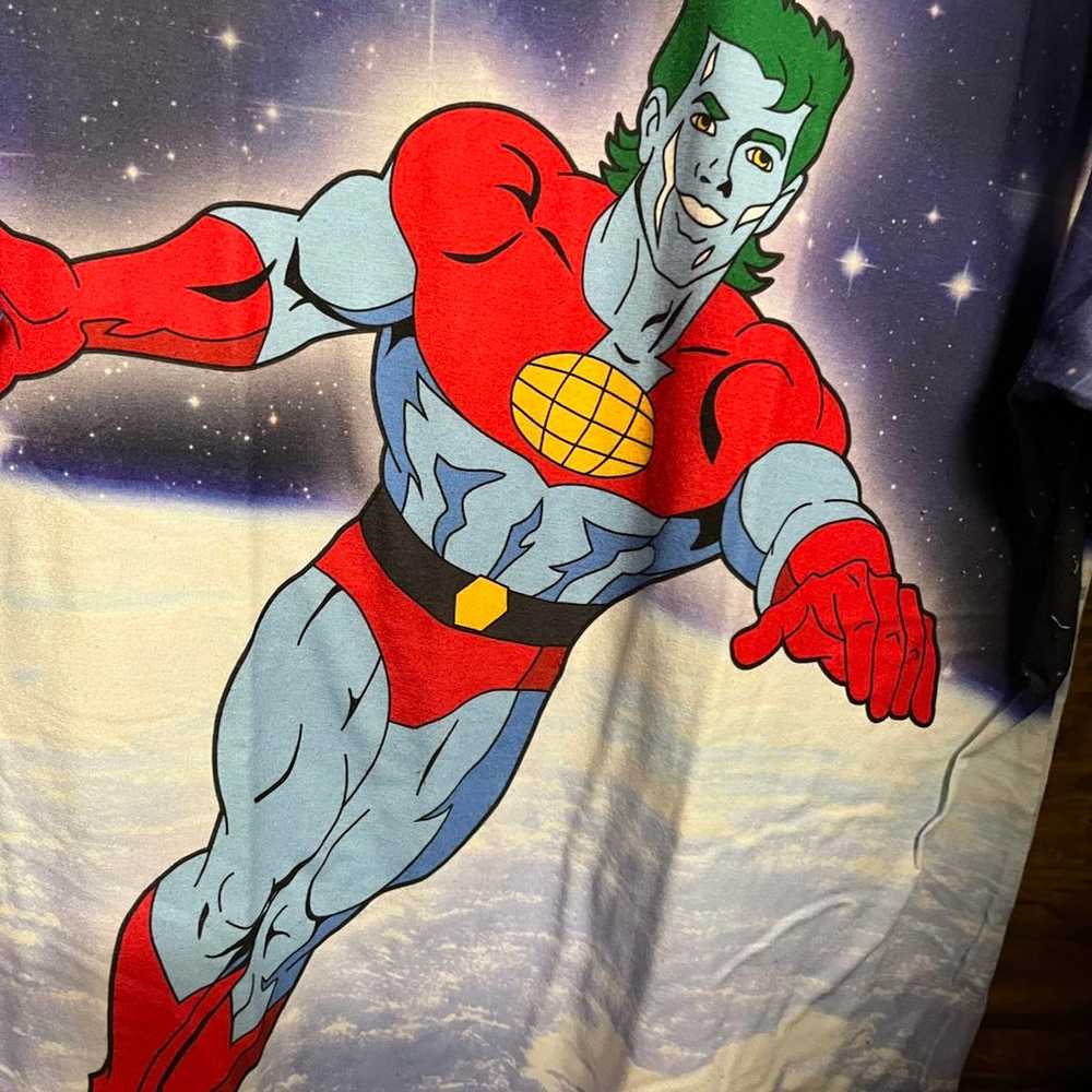 Rare/Vintage Captain Planet Super Hero T-shirt 2 … - image 3