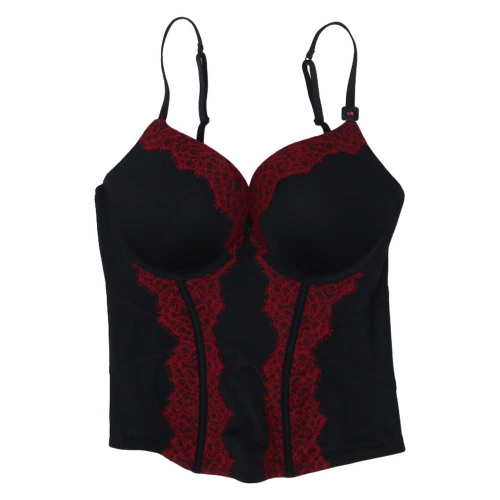 Ladies La Senza Red/Black Push Up Corset - image 1