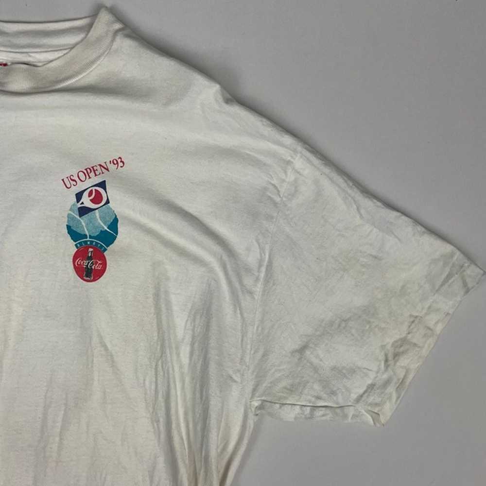 Vintage 1993 US Open Tennis T-Shirt Size XL 90s S… - image 4