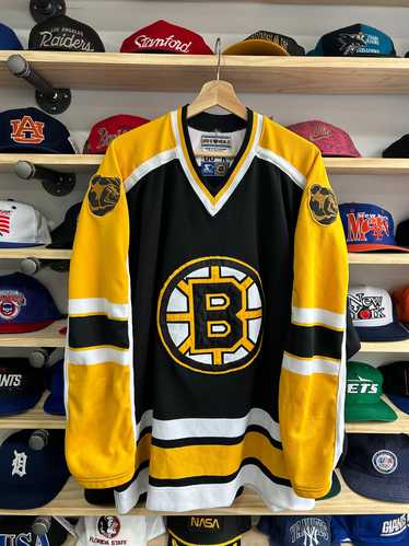 Vintage 90s Starter Boston Bruins Blank On-Ice Au… - image 1