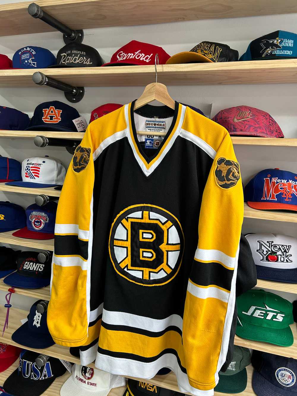 Vintage 90s Starter Boston Bruins Blank On-Ice Au… - image 8