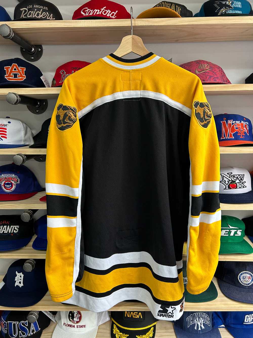 Vintage 90s Starter Boston Bruins Blank On-Ice Au… - image 9