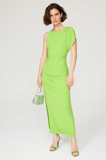 Donna Morgan Green Ruched Dress