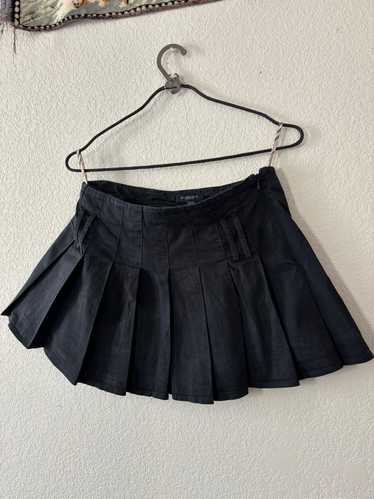 Burberry London Black Pleated Mini Skirt (8) | Use