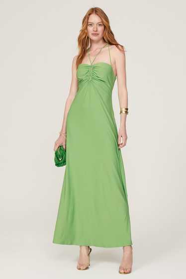 One33 Social Green Halter Neck Dress
