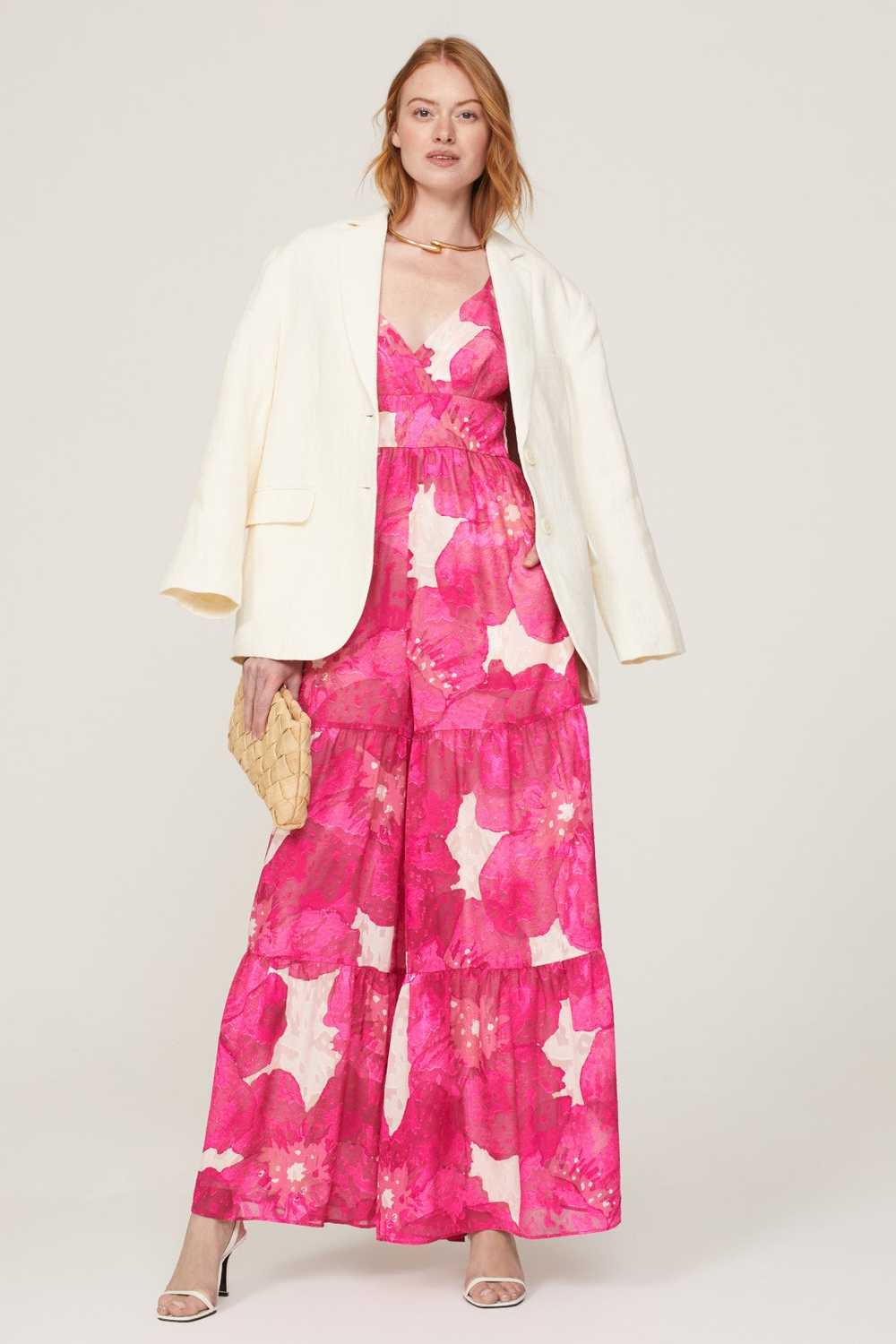 Slate & Willow Pink Floral Jumpsuit - image 1