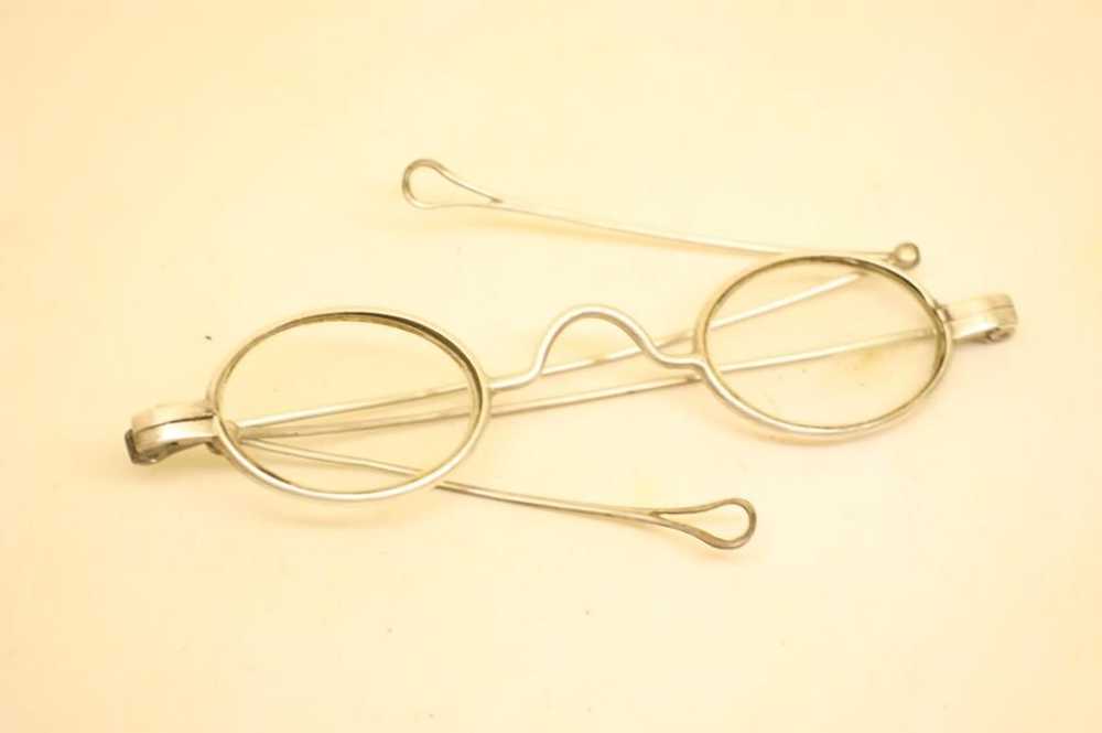 Antique Eyeglass Frames Oval Turn Pin 19th Centur… - image 1