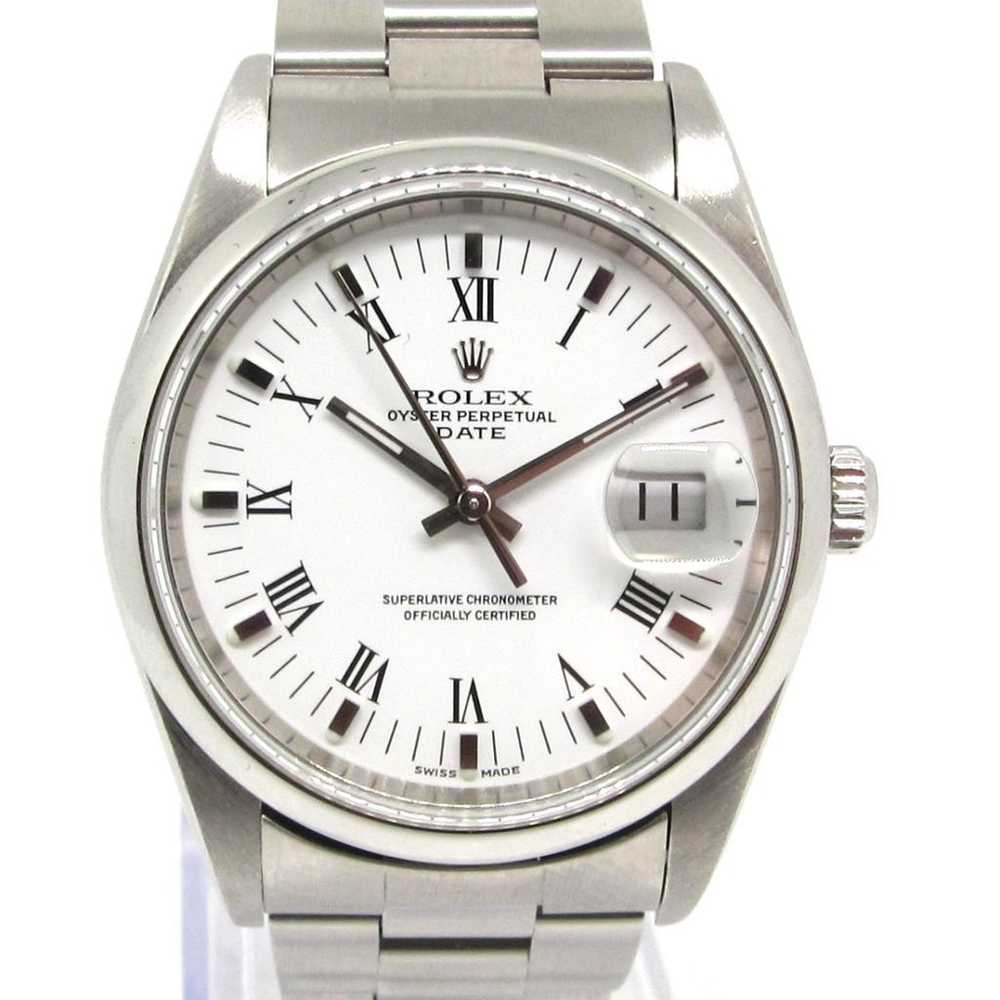 Rolex Oyster Perpetual 34mm watch - image 4