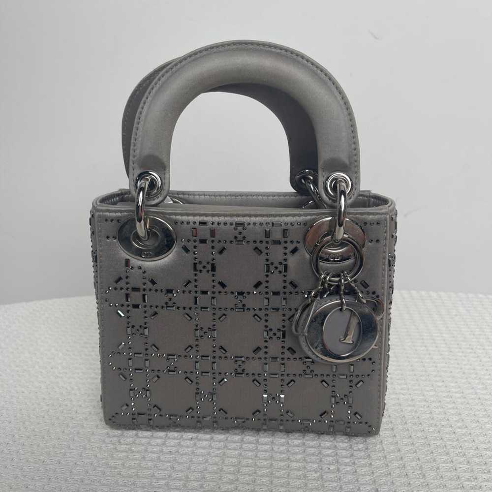 Dior Lady Dior cloth handbag - image 2