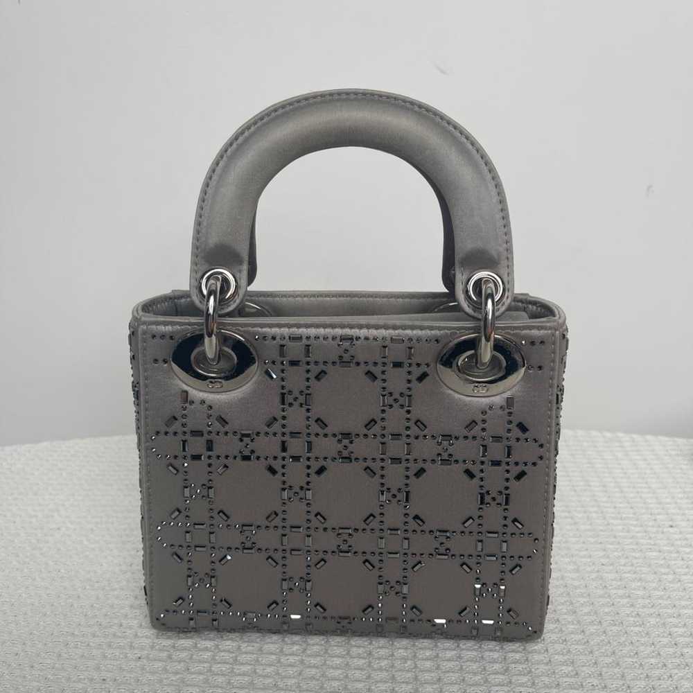 Dior Lady Dior cloth handbag - image 4