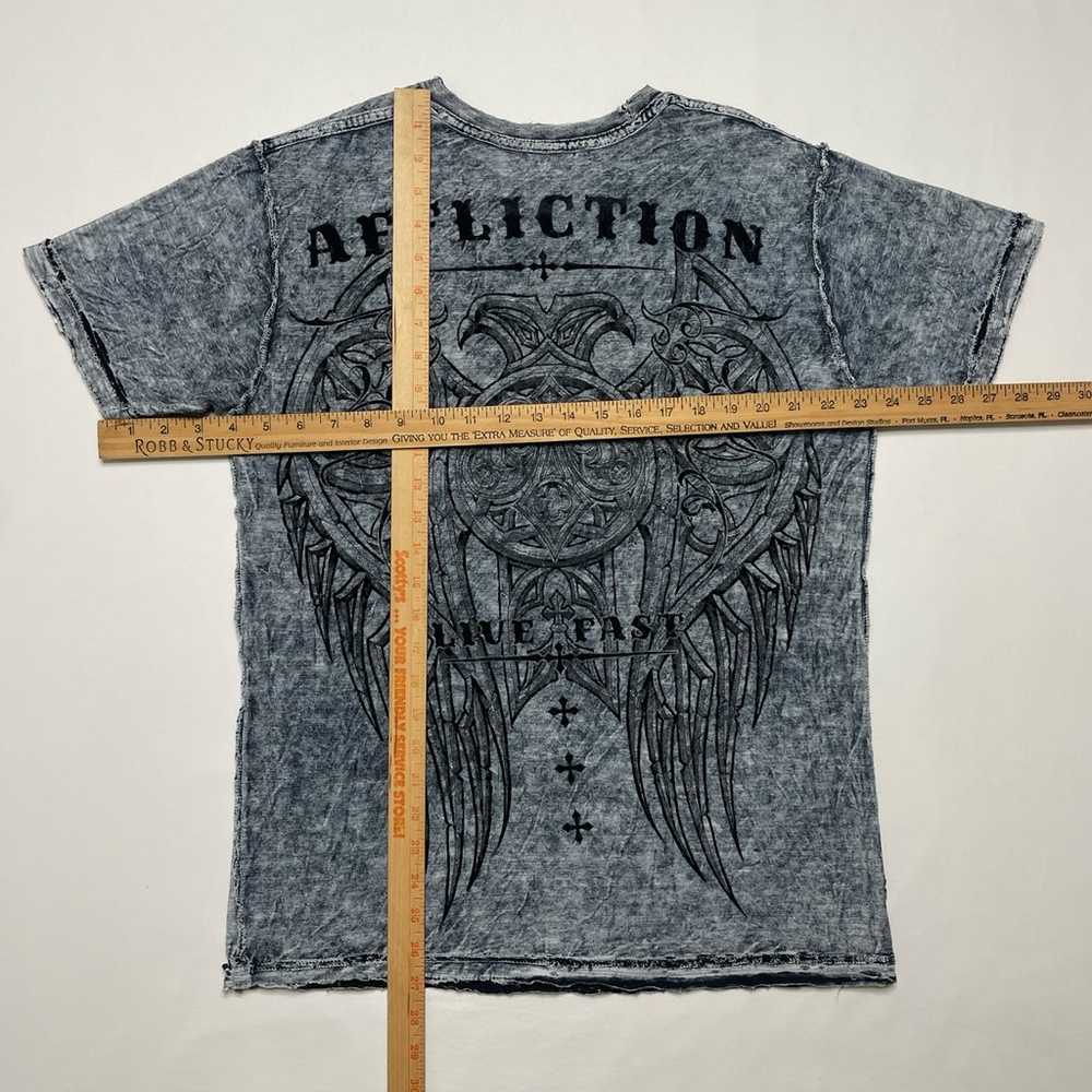Vintage 00’s Reversible Affliction Tribal T-shirt - image 6
