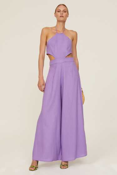 Louna Lavender Backless Jumpsuit