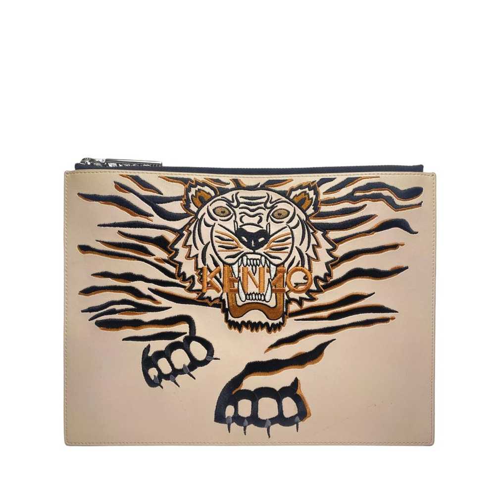 Kenzo Tiger leather clutch bag - image 2