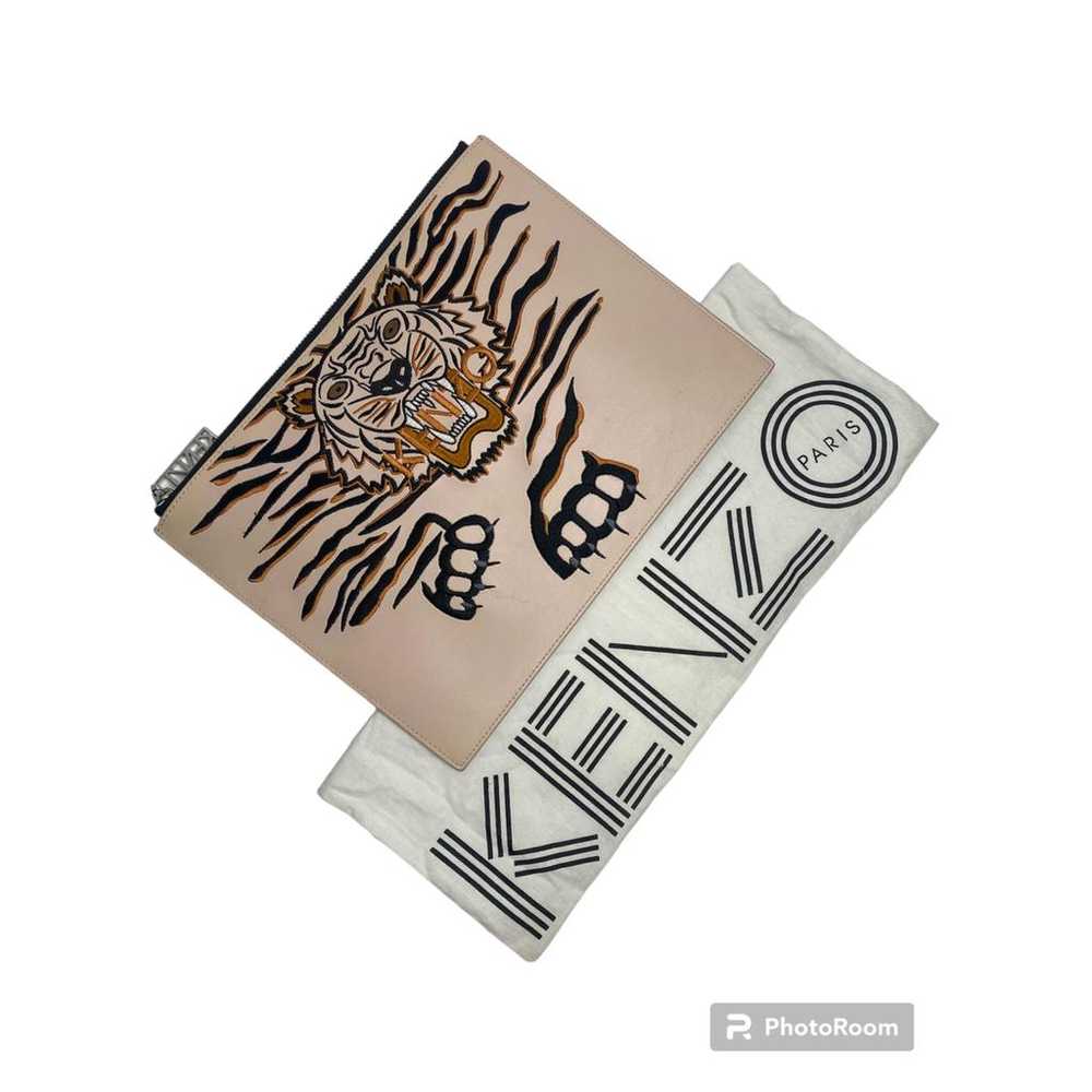 Kenzo Tiger leather clutch bag - image 8