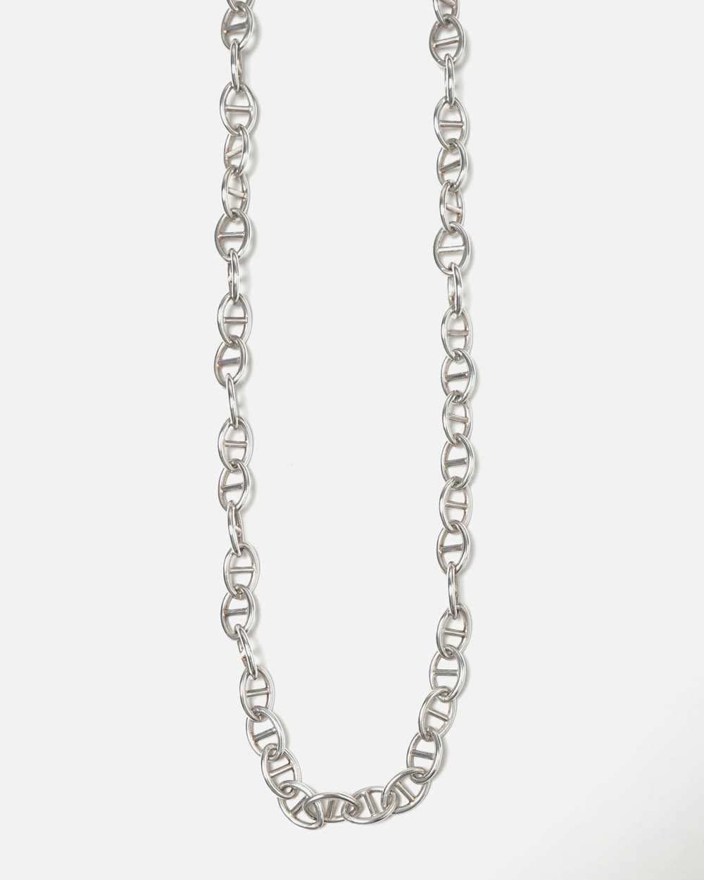 Silver Anchor Chain Necklace - image 5