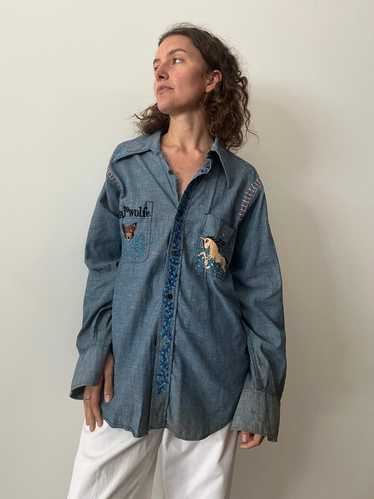 Lee Embroidered Chambray Shirt