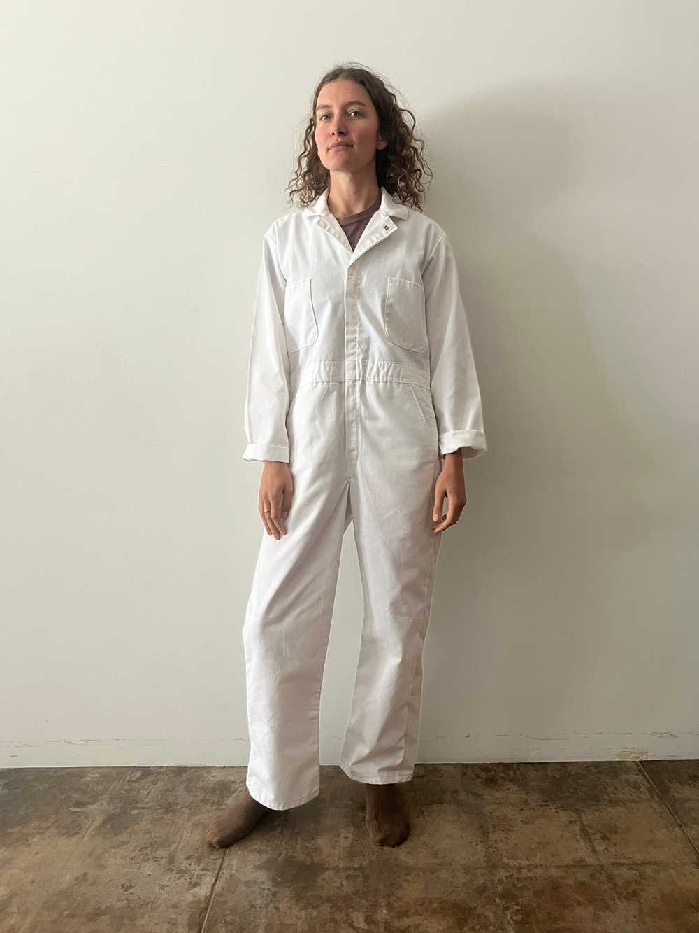 White Painter Work Jumpsuit - image 1