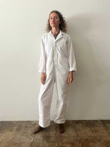 White Painter Work Jumpsuit