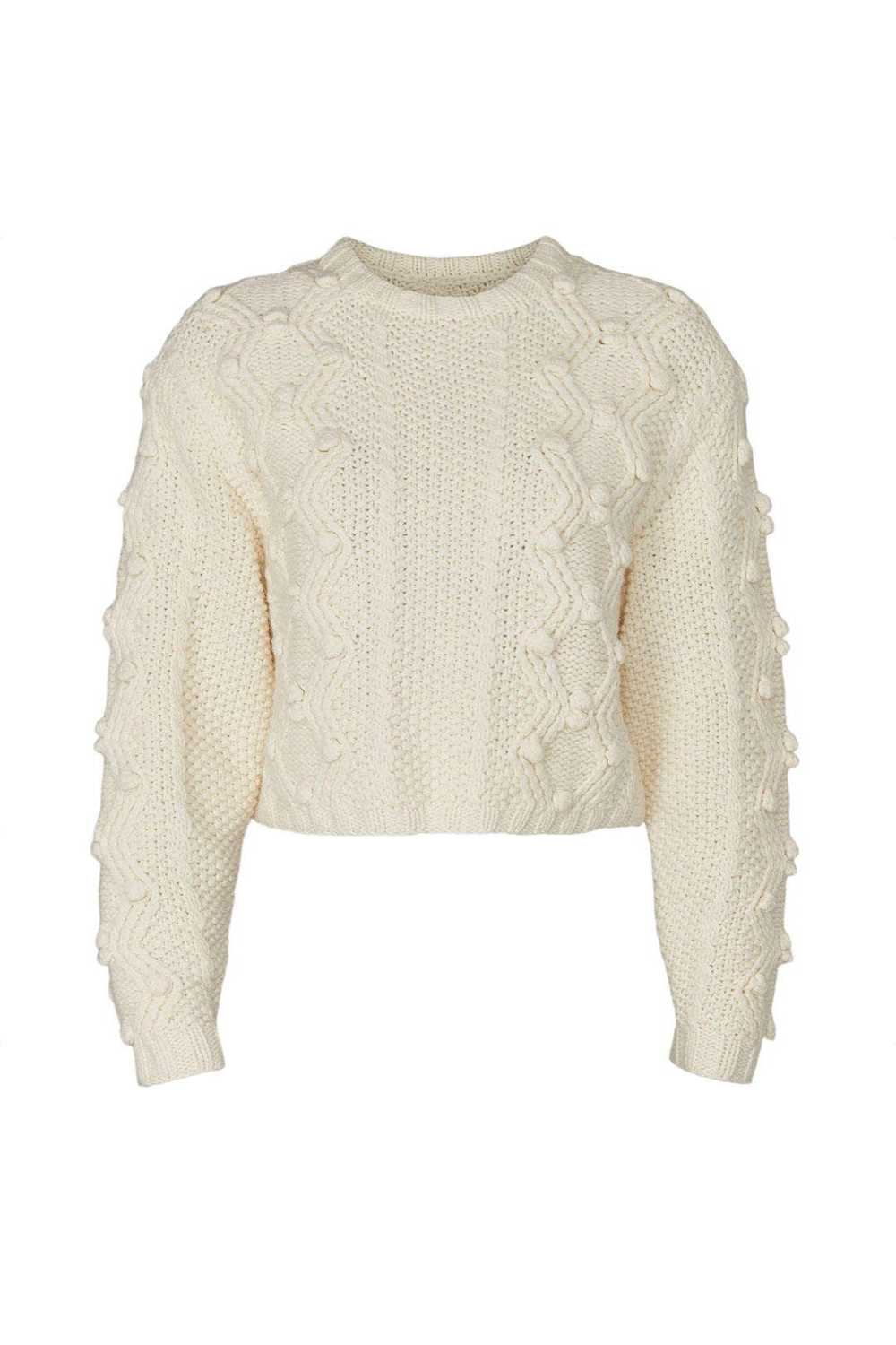Divine Heritage Cropped Cable-Knit Sweater - image 5