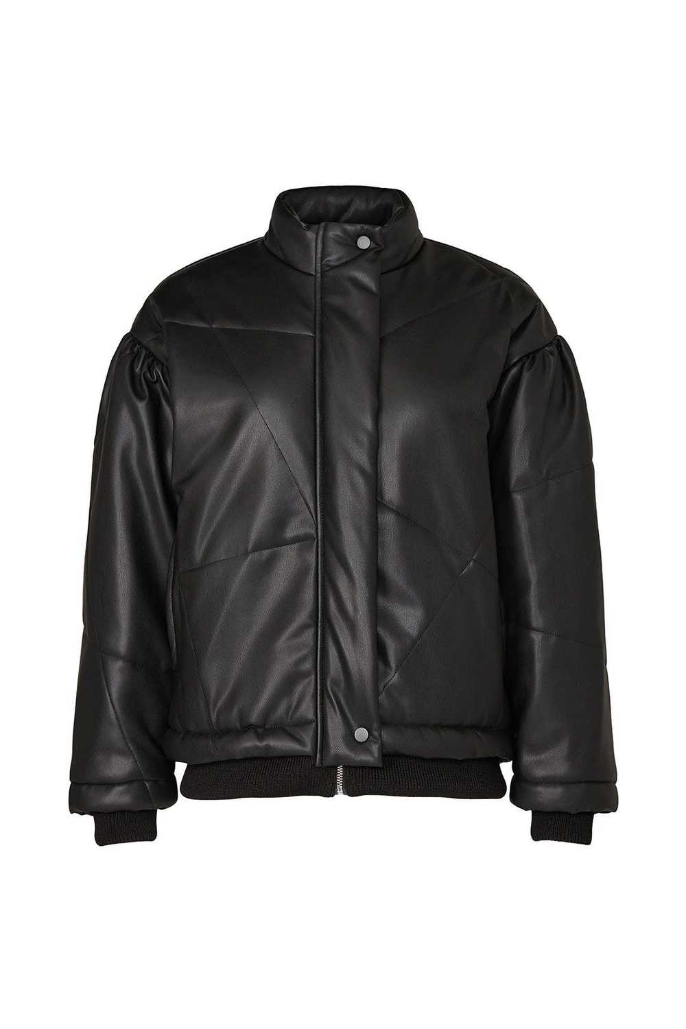 Sea New York Black Faux Leather Puff Jacket - image 6