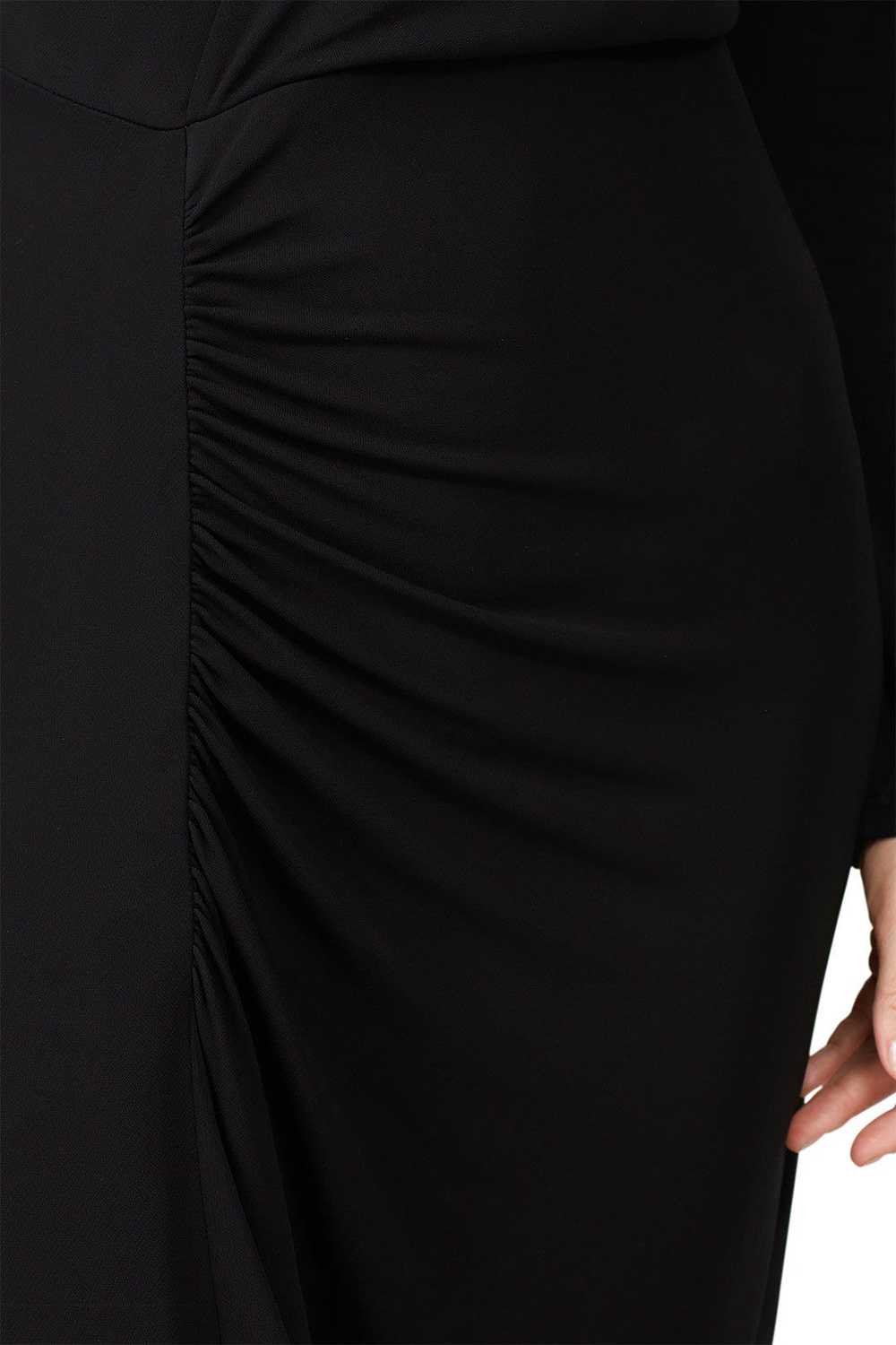 Atlein Black Long Sleeve Ruched Dress - image 4