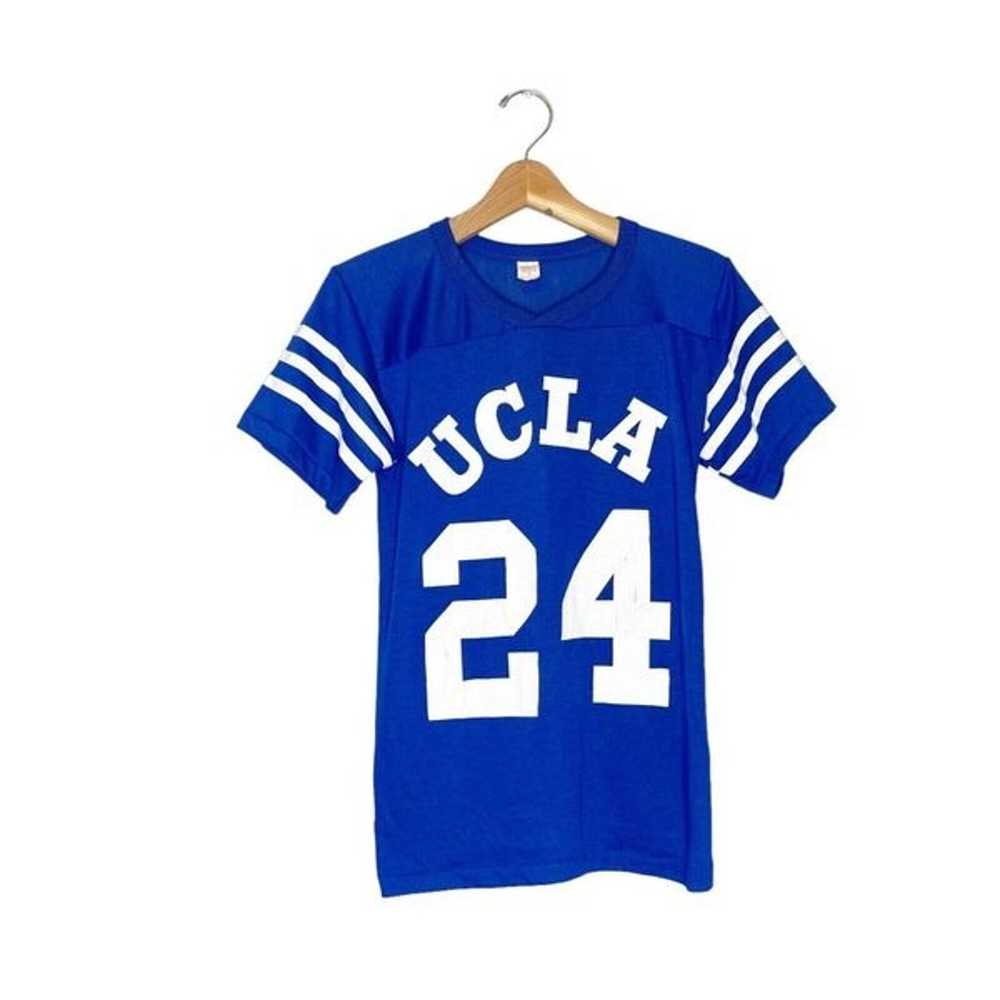 Vintage 70s S Small UCLA T-Shirt Football Souther… - image 1