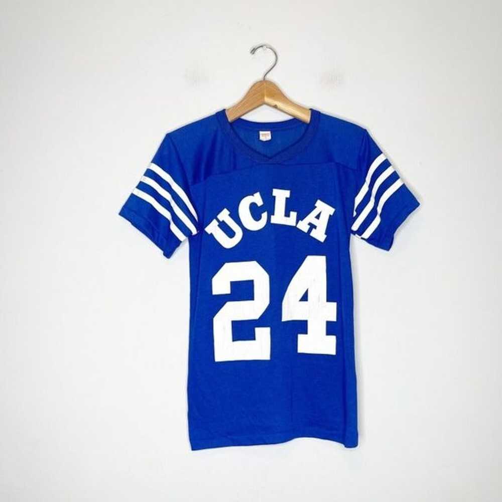 Vintage 70s S Small UCLA T-Shirt Football Souther… - image 2