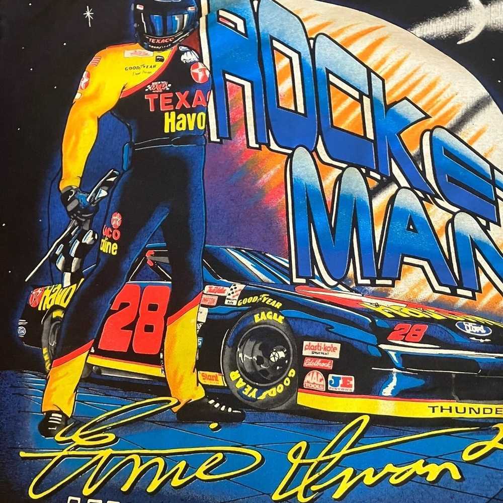 Vintage NASCAR 1994 ALL OVER T Shirt, ERNIE IRVIN… - image 6