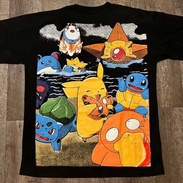 Vintage Pokémon AOP Misty Squirtle Pikachu Shirt … - image 1