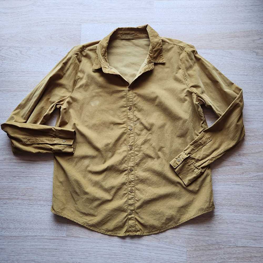 CP SHADES Corduroy Button-Up Shirt Long Sleeve Co… - image 3