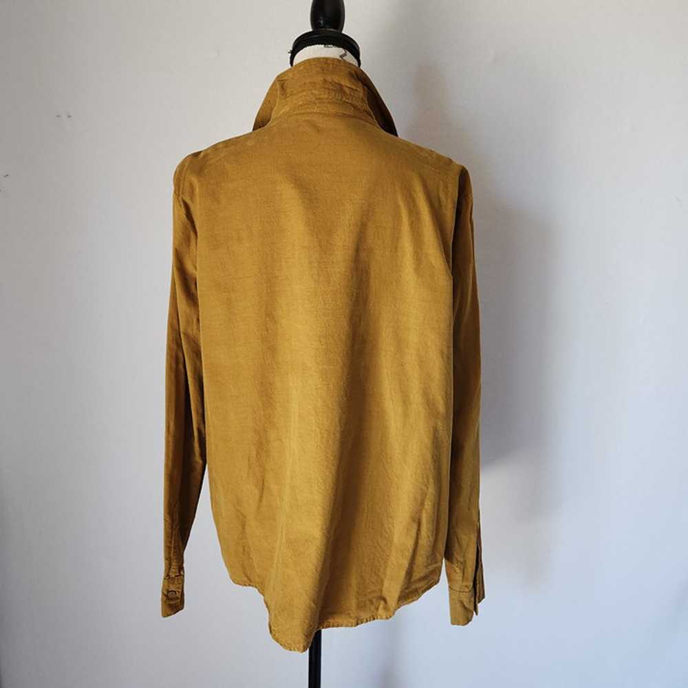 CP SHADES Corduroy Button-Up Shirt Long Sleeve Co… - image 5