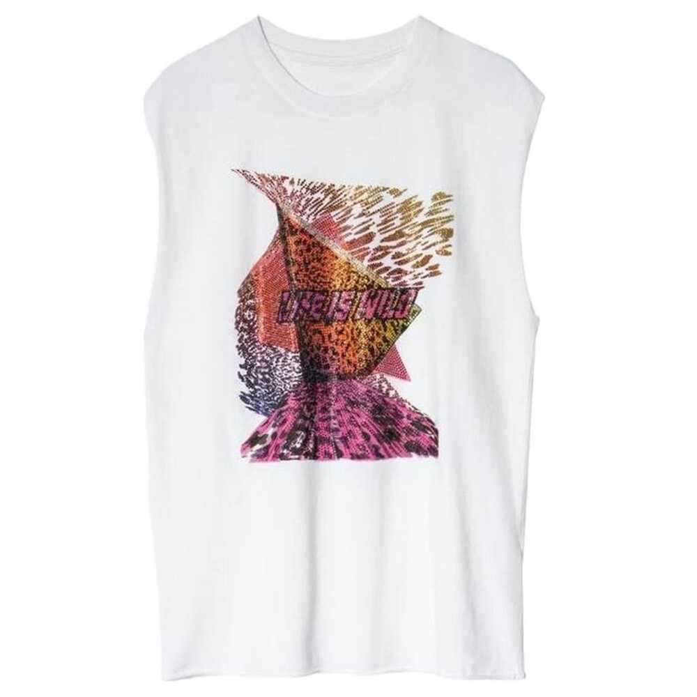 ZADIG & VOLTAIRE Weny Life Show Muscle Tee "Life … - image 1