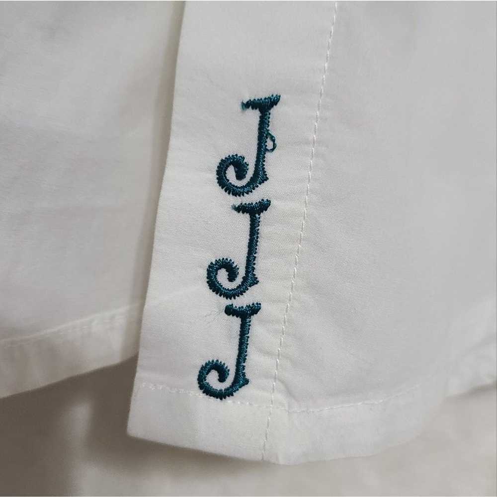 Johnny Was 3J Workshop Embroidered Blouse Size S - image 7