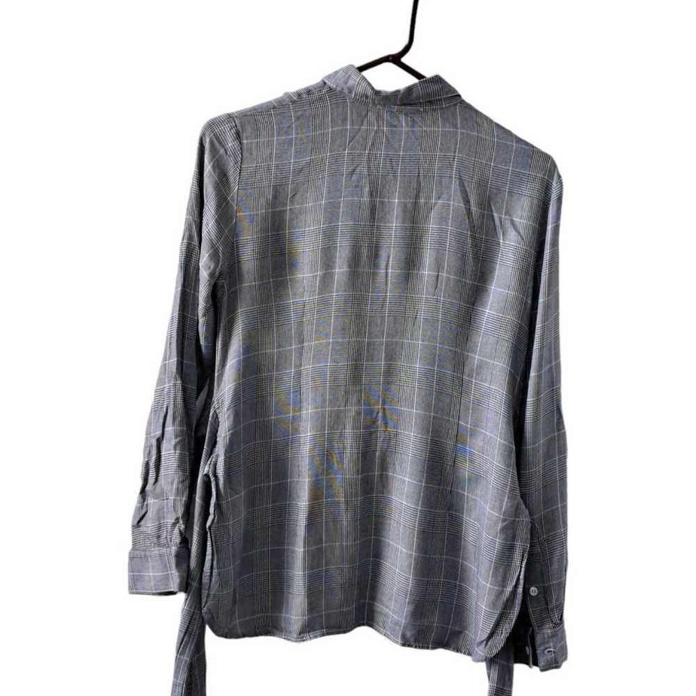 Bailey 44 Grey Plaid Hold Me Tight Tie Button-Dow… - image 4