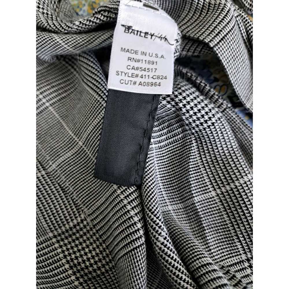 Bailey 44 Grey Plaid Hold Me Tight Tie Button-Dow… - image 6
