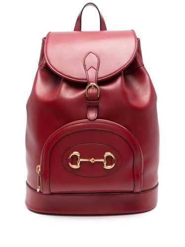 Gucci Pre-Owned Horsebit 1955 backpack - Red - image 1