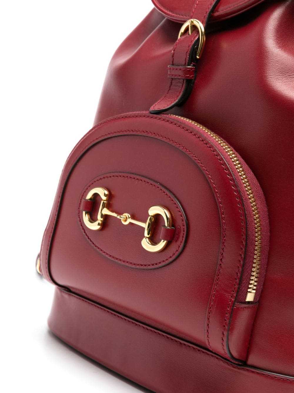 Gucci Pre-Owned Horsebit 1955 backpack - Red - image 4