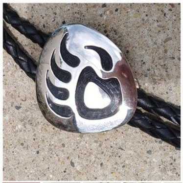 Myrthus Koinva　indian jewelry Koinva, Myrthus Sterling Silver Hopi Overlay Pendant - Faust