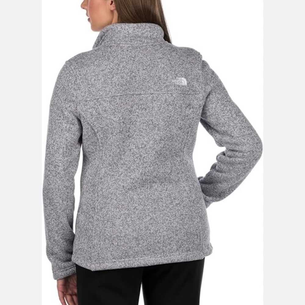 North Face fleece zip-up sweater - image 2