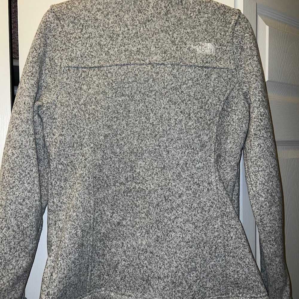 North Face fleece zip-up sweater - image 4