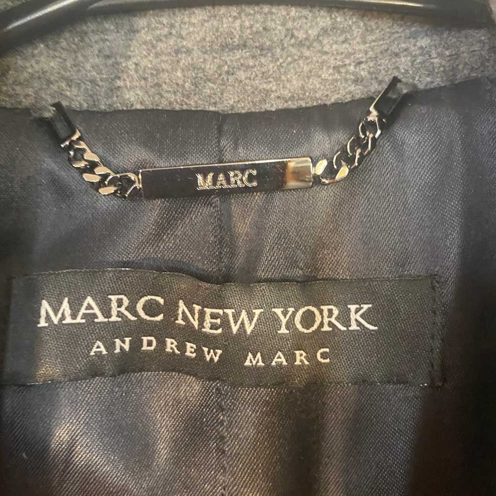 Marc New York Andrew Marc Gray Virgin Wool Blend … - image 4