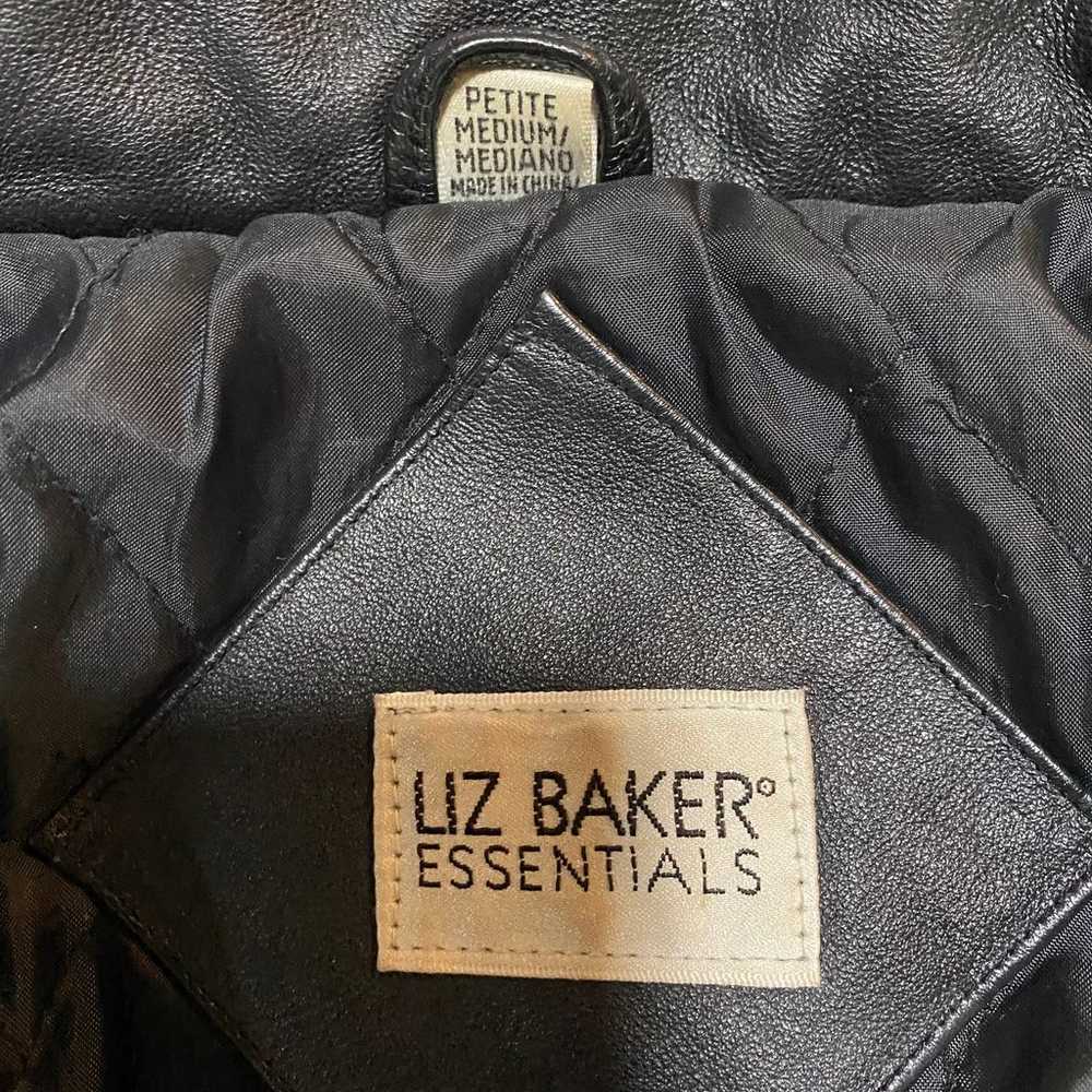Vintage Genuine Leather Jacket Longline Layered F… - image 11