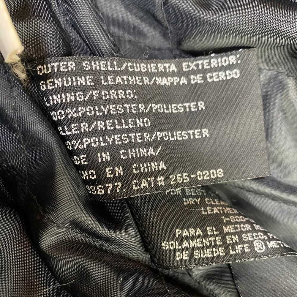 Vintage Genuine Leather Jacket Longline Layered F… - image 12